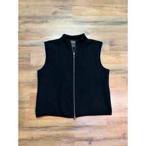 Vintage Women's Woolrich 100% Wool Vest XL Full Double Zip Gorpcore